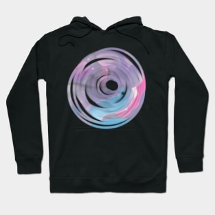 Purple and pink Pastel paint abstract galaxy Hoodie